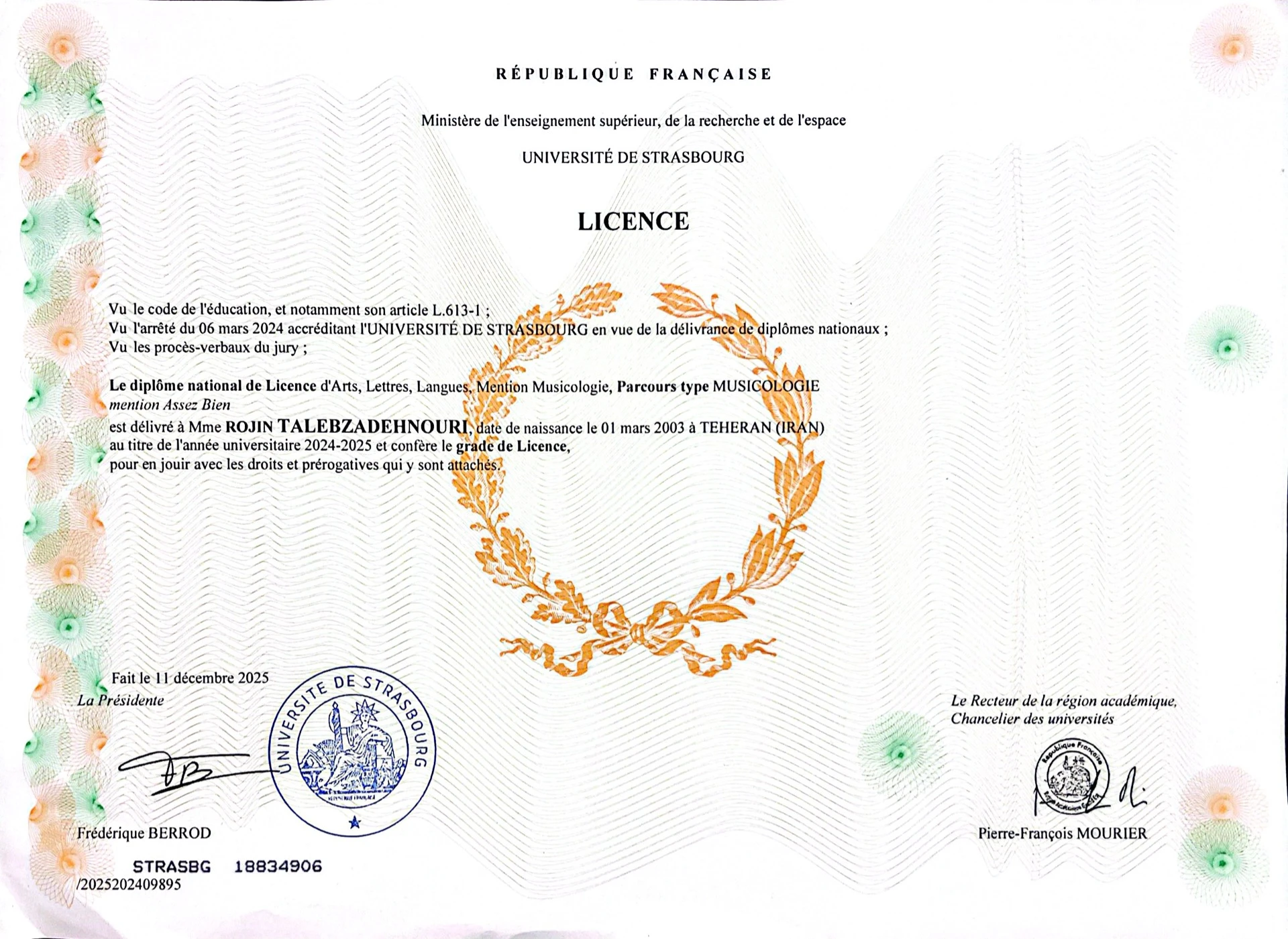 Licence de musicologie